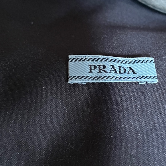 Prada, grey suede ankle boots, 2" heels, square toes, concealed zipper, sz 38.5, - Picture 13 of 13